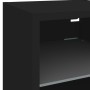 Wall-mounted TV furniture with LED, 6 pieces, engineered wood, black. by , TV Furniture - Ref: Foro24-3216623, Price: 197,99 ...