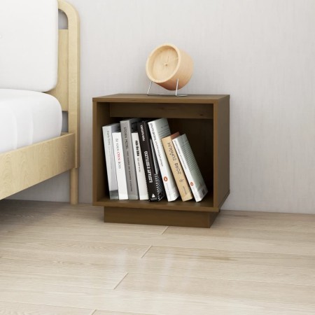 Honey brown solid pine wood bedside table 40x30x40cm by vidaXL, Nightstands - Ref: Foro24-813341, Price: 31,23 €, Discount: %