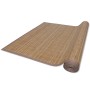 Alfombra de bambú color natural 100x160 cm de vidaXL, Alfombras - Ref: Foro24-245822, Precio: 29,46 €, Descuento: %