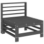 7-piece solid pine wood garden furniture set in gray. by , Garden sets - Ref: Foro24-3186195, Price: 492,65 €, Discount: %