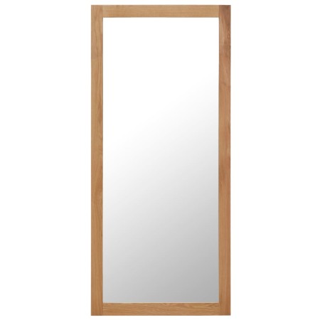 Espejo de madera maciza de roble 50x140 cm de vidaXL, Espejos - Ref: Foro24-247459, Precio: 118,53 €, Descuento: %