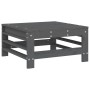 4-piece solid pine wood garden furniture set in gray. by , Garden sets - Ref: Foro24-3186503, Price: 269,42 €, Discount: %