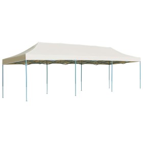 Cream folding pop-up party tent 3x9 m by vidaXL, Tents and gazebos - Ref: Foro24-44974, Price: 287,99 €, Discount: %