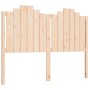 Cabecero de cama madera maciza de pino 141x4x110 cm de , Cabeceros y pies de cama - Ref: Foro24-818465, Precio: 60,46 €, Desc...