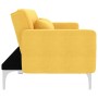 Sofá cama de tela amarillo de , Sofás - Ref: Foro24-247218, Precio: 338,11 €, Descuento: %