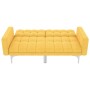 Sofá cama de tela amarillo de , Sofás - Ref: Foro24-247218, Precio: 338,11 €, Descuento: %