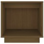 Mesita de noche de madera maciza de pino marrón miel 40x30x40cm de vidaXL, Mesitas de noche - Ref: Foro24-813341, Precio: 31,...