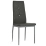 Dining chairs 2 units gray synthetic leather by , dining chairs - Ref: Foro24-246185, Price: 81,78 €, Discount: %