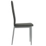 Dining chairs 2 units gray synthetic leather by , dining chairs - Ref: Foro24-246185, Price: 81,78 €, Discount: %