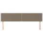 Headboards 2 units of taupe gray fabric 90x5x78/88 cm by , Headboards and footboards - Ref: Foro24-345968, Price: 56,89 €, Di...