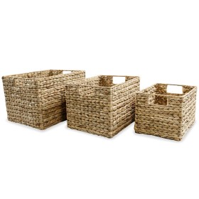 Water Hyacinth Storage Basket Set 3 Pcs by vidaXL, Storage baskets - Ref: Foro24-245490, Price: 52,36 €, Discount: %