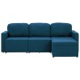 Modulares 3-Sitzer-Schlafsofa aus blauem Stoff von , Sofas - Ref: Foro24-288787, Preis: 476,99 €, Rabatt: %