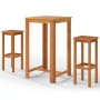 3-piece solid acacia wood garden bar furniture set by , Garden sets - Ref: Foro24-3116014, Price: 236,19 €, Discount: %