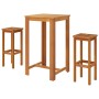 3-piece solid acacia wood garden bar furniture set by , Garden sets - Ref: Foro24-3116014, Price: 236,19 €, Discount: %