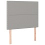 Cabeceros 2 unidades de tela gris claro 80x5x78/88 cm de , Cabeceros y pies de cama - Ref: Foro24-3116166, Precio: 63,99 €, D...