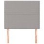 Cabeceros 2 unidades de tela gris claro 80x5x78/88 cm de , Cabeceros y pies de cama - Ref: Foro24-3116166, Precio: 63,99 €, D...