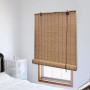 Brown bamboo roller blind 80x220 cm by vidaXL, Blinds and blinds - Ref: Foro24-245813, Price: 23,67 €, Discount: %