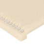 Cabecero de tela color crema 203x23x78/88 cm de , Cabeceros y pies de cama - Ref: Foro24-3117031, Precio: 70,85 €, Descuento: %