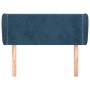 Dark blue velvet headboard 103x23x78/88 cm by , Headboards and footboards - Ref: Foro24-3117050, Price: 61,99 €, Discount: %