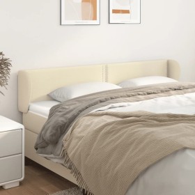 Cabecero de cuero sintético color crema 183x23x78/88 cm de , Cabeceros y pies de cama - Ref: Foro24-3117108, Precio: 75,21 €,...