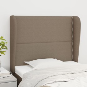 Headboard with ears in taupe gray fabric 83x23x118/128 cm by , Headboards and footboards - Ref: Foro24-3117794, Price: 77,99 ...