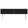 Black fabric headboard 183x16x78/88 cm by , Headboards and footboards - Ref: Foro24-3118644, Price: 73,71 €, Discount: %