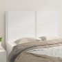 Headboards 4 units white synthetic leather 72x5x78/88 cm by , Headboards and footboards - Ref: Foro24-3116283, Price: 101,63 ...