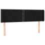 Black velvet headboard with LED 147x16x78/88 cm by , Headboards and footboards - Ref: Foro24-3123146, Price: 72,04 €, Discoun...