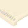 Cabecero con LED cuero sintético crema 183x16x78/88 cm de , Cabeceros y pies de cama - Ref: Foro24-3123200, Precio: 79,56 €, ...