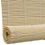 Natural color bamboo roller blind 140x220 cm by vidaXL, Blinds and blinds - Ref: Foro24-245819, Price: 33,70 €, Discount: %