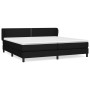 Box spring bed with black fabric mattress 200x200 cm by , Beds and slatted bases - Ref: Foro24-3126191, Price: 552,99 €, Disc...