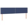 Box spring bed with blue fabric mattress 180x200 cm by , Beds and slatted bases - Ref: Foro24-3126187, Price: 519,99 €, Disco...