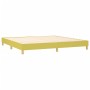 Cama box spring con colchón tela verde 200x200 cm de , Camas y somieres - Ref: Foro24-3126676, Precio: 587,85 €, Descuento: %