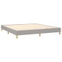 Cama box spring con colchón tela gris claro 160x200 cm de , Camas y somieres - Ref: Foro24-3126733, Precio: 484,27 €, Descuen...