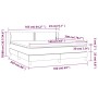 Boxspringbett mit hellgrauer Stoffmatratze 160x200 cm von , Betten und Lattenroste - Ref: Foro24-3126733, Preis: 476,36 €, Ra...