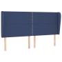 Box spring bed with blue fabric mattress 200x200 cm by , Beds and slatted bases - Ref: Foro24-3127915, Price: 692,02 €, Disco...