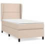 Box spring bed with cappuccino synthetic leather mattress 80x200 cm by , Beds and slatted bases - Ref: Foro24-3128942, Price:...