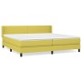 Cama box spring con colchón tela verde 200x200 cm de , Camas y somieres - Ref: Foro24-3129584, Precio: 594,99 €, Descuento: %