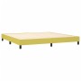 Cama box spring con colchón tela verde 200x200 cm de , Camas y somieres - Ref: Foro24-3129584, Precio: 594,99 €, Descuento: %