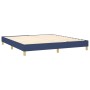 Cama box spring con colchón tela azul 180x200 cm de , Camas y somieres - Ref: Foro24-3130215, Precio: 509,06 €, Descuento: %