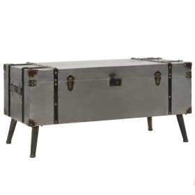 MDF and aluminum coffee table 102x51x47.5 cm by vidaXL, Coffee table - Ref: Foro24-245759, Price: 131,96 €, Discount: %