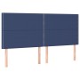 Box spring bed with blue fabric mattress 180x200 cm by , Beds and slatted bases - Ref: Foro24-3131375, Price: 603,99 €, Disco...