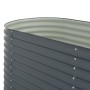 Gray galvanized steel flower bed 320x80x81 cm by vidaXL, Pots and planters - Ref: Foro24-45522, Price: 192,17 €, Discount: %