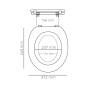 RIDDER Generation toilet seat soft close white 2119101 by RIDDER, Toilet and bidet seats - Ref: Foro24-421506, Price: 41,09 €...