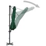 Cantilever umbrella with green aluminum pole 300 cm by vidaXL, Umbrellas - Ref: Foro24-44621, Price: 191,02 €, Discount: %