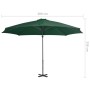 Cantilever umbrella with green aluminum pole 300 cm by vidaXL, Umbrellas - Ref: Foro24-44621, Price: 191,02 €, Discount: %