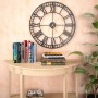 Vintage wall clock quartz movement metal 60 cm XXL by vidaXL, Wall clocks - Ref: Foro24-50645, Price: 55,32 €, Discount: %