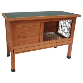 FLAMINGO Bunny Hutch 90 brown 91x45x70 cm by FLAMINGO, Cages and habitats for small animals - Ref: Foro24-439666, Price: 153,...