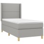 Cama box spring colchón y luces LED tela gris claro 90x190 cm de , Camas y somieres - Ref: Foro24-3138757, Precio: 345,12 €, ...