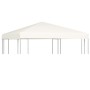 Pavillon-Markise 310 g/m² 3x3 m cremeweiß von vidaXL, Abdeckungen für Zelte und Pavillons - Ref: Foro24-44777, Preis: 64,69 €...